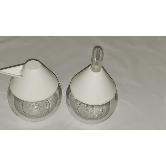 Salt & Pepper Shakers, Creamer, Sugar Set Mid Century Conical Shaped BMF Germany - Picture 5 of 12